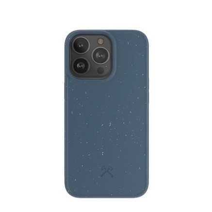 Image of Woodcessories - iPhone 13 Pro BioCase Antimikrobielle Schutzhülle Vegan Biologisch Abbaubar (ECO555) - Navy Blue bei Apfelkiste.ch