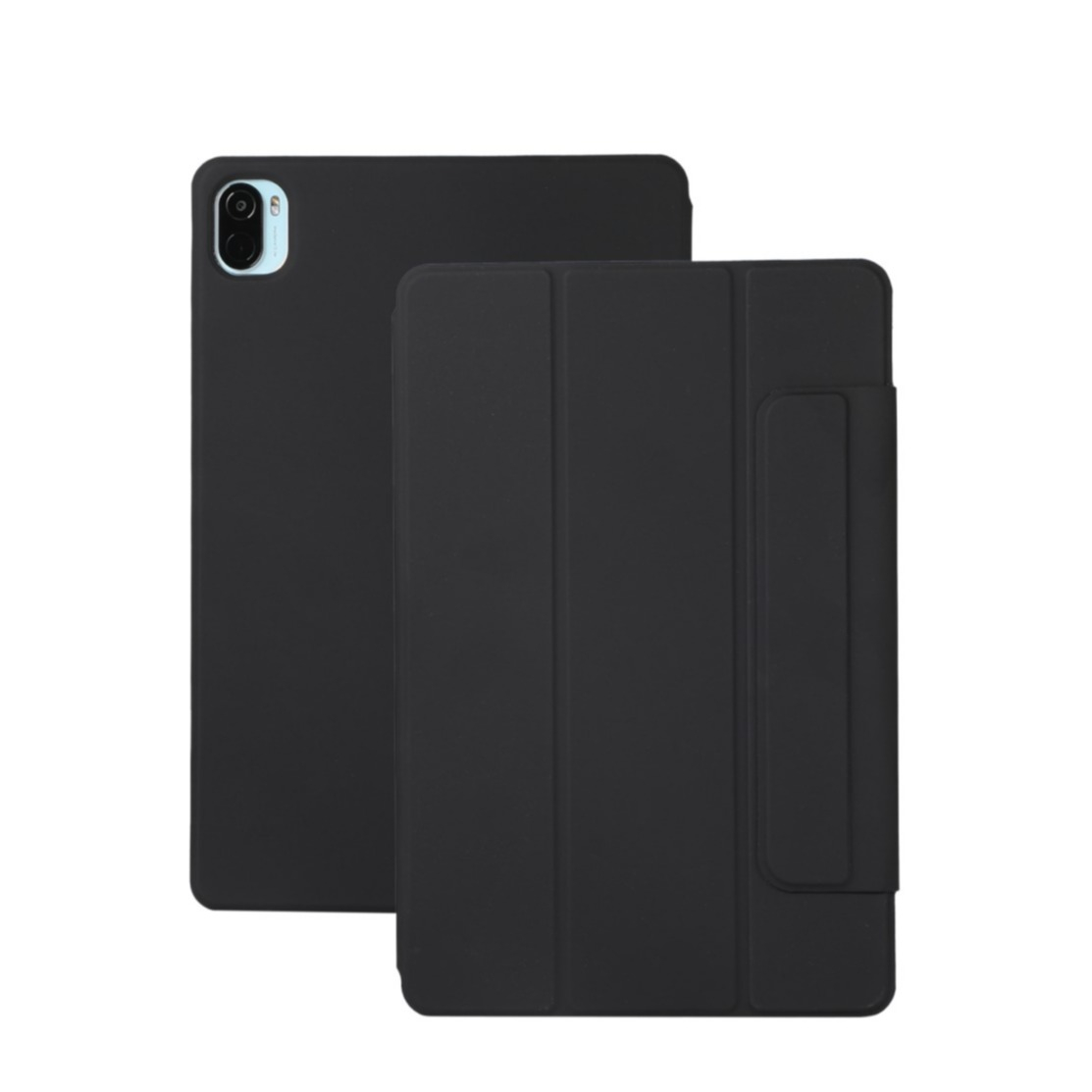 Image of Xiaomi Pad 5 / Pad 5 Pro Leder Tasche Smart Cover Schutzhülle Magnetcover - Schwarz bei Apfelkiste.ch