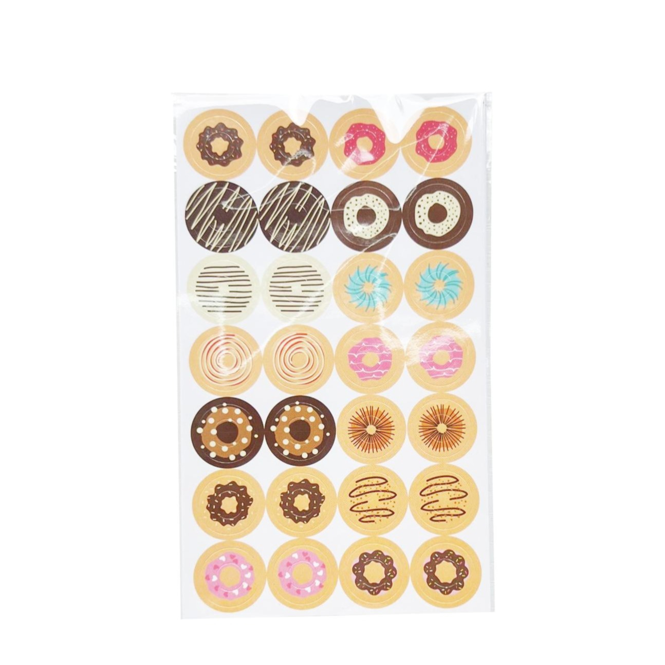 Image of (112er Set) Ø6mm Loch Verstärkungs Ringe Selbstklebender Papier Einreissschutz - Donut bei Apfelkiste.ch