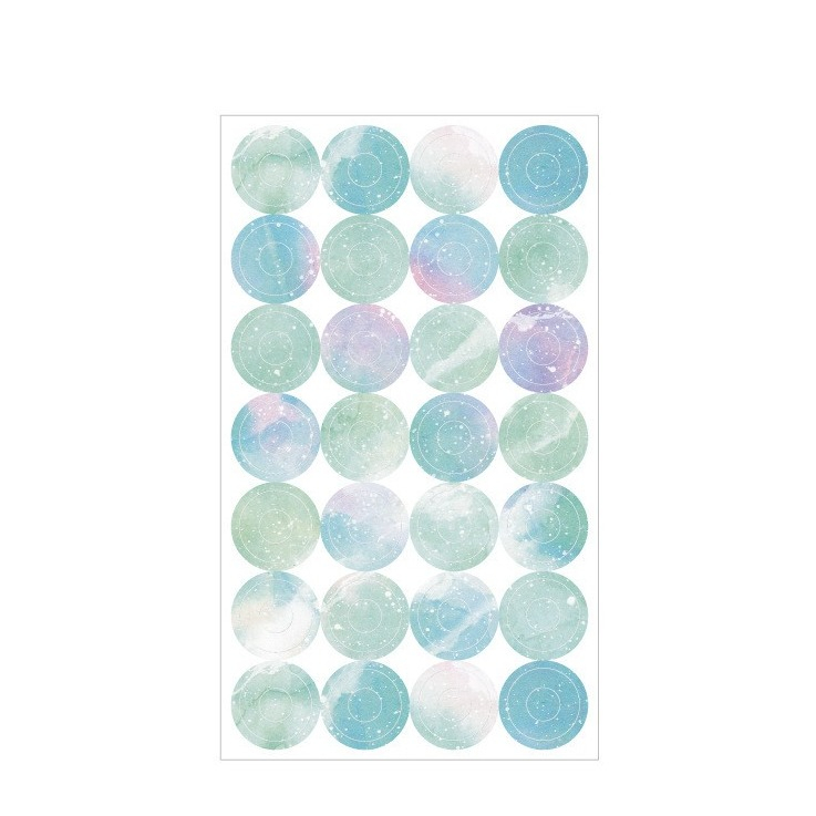 Image of (112er Set) Ø6mm Loch Verstärkungs Ringe Selbstklebender Papier Einreissschutz - Sparkle bei Apfelkiste.ch