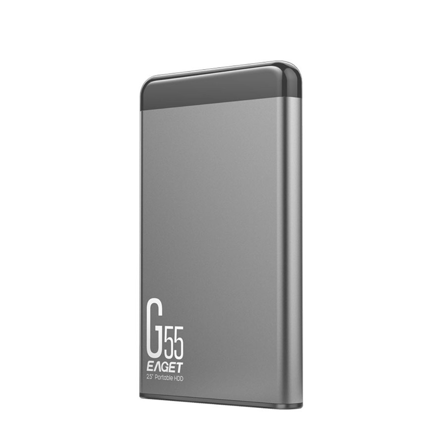 Image of Eaget - (500GB) Externe 2.5" HDD Festplatte mit USB 3.0 Aluminium Gehäuse (Übertragungsrate 5Gbps) - Silber bei Apfelkiste.ch