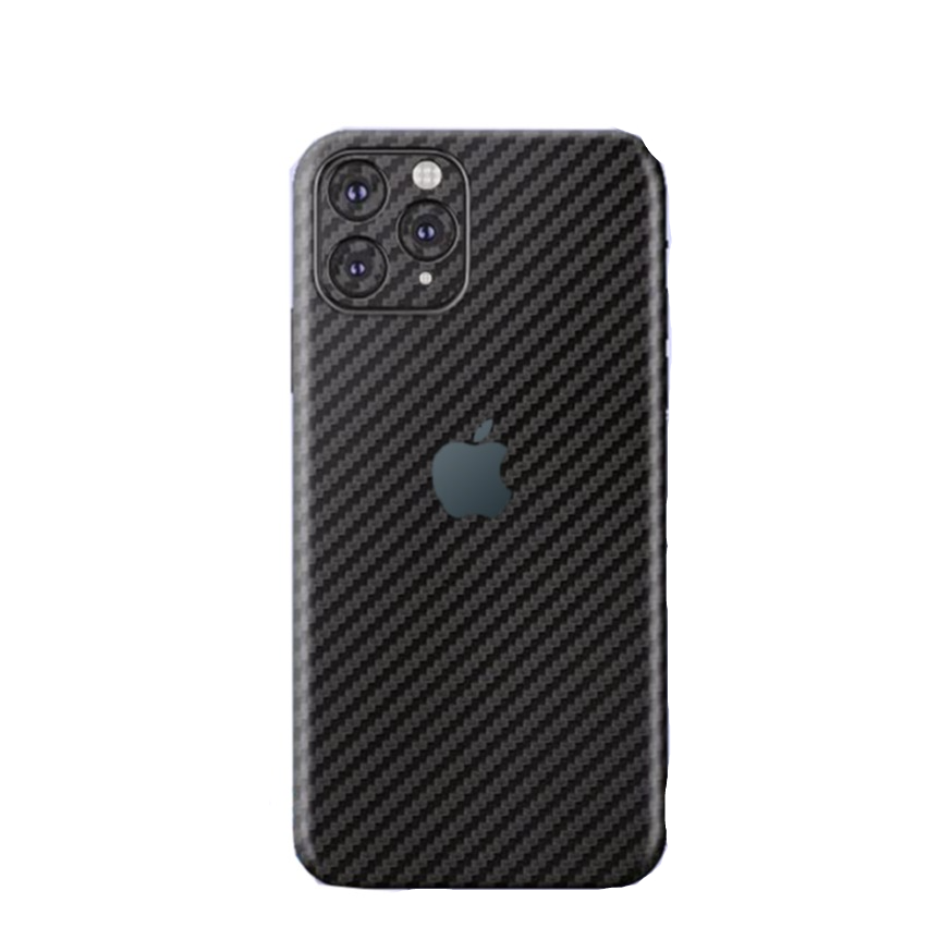 Image of iPhone 11 Pro Skin Sticker PVC Klebefolie Carbon Look - Schwarz bei Apfelkiste.ch
