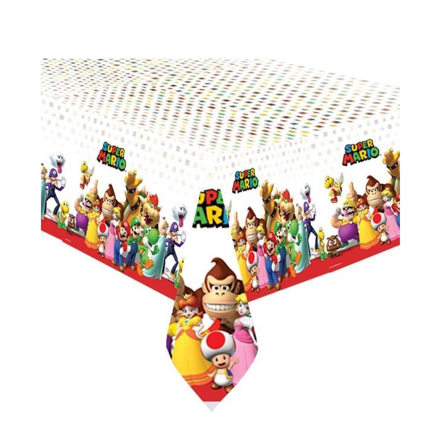 Image of (120x180cm) Einweg Kunststoff Tischdecke Geburtstags Party Tisch Deko Lizenziert - Super Mario bei Apfelkiste.ch