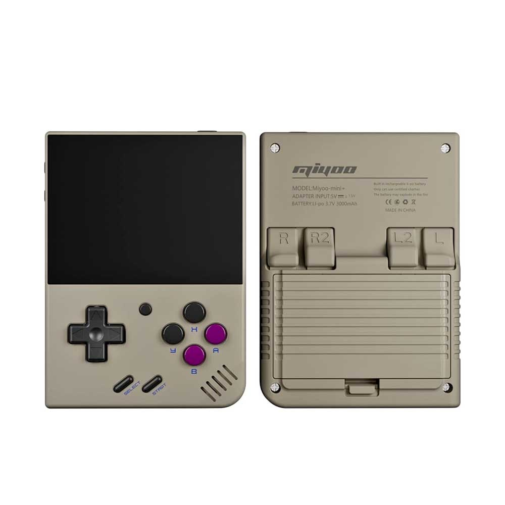 Console Portable Miyoo Mini Plus 64GB - 20000+ Jeux Rétro, Écran IPS 3.5", WiFi