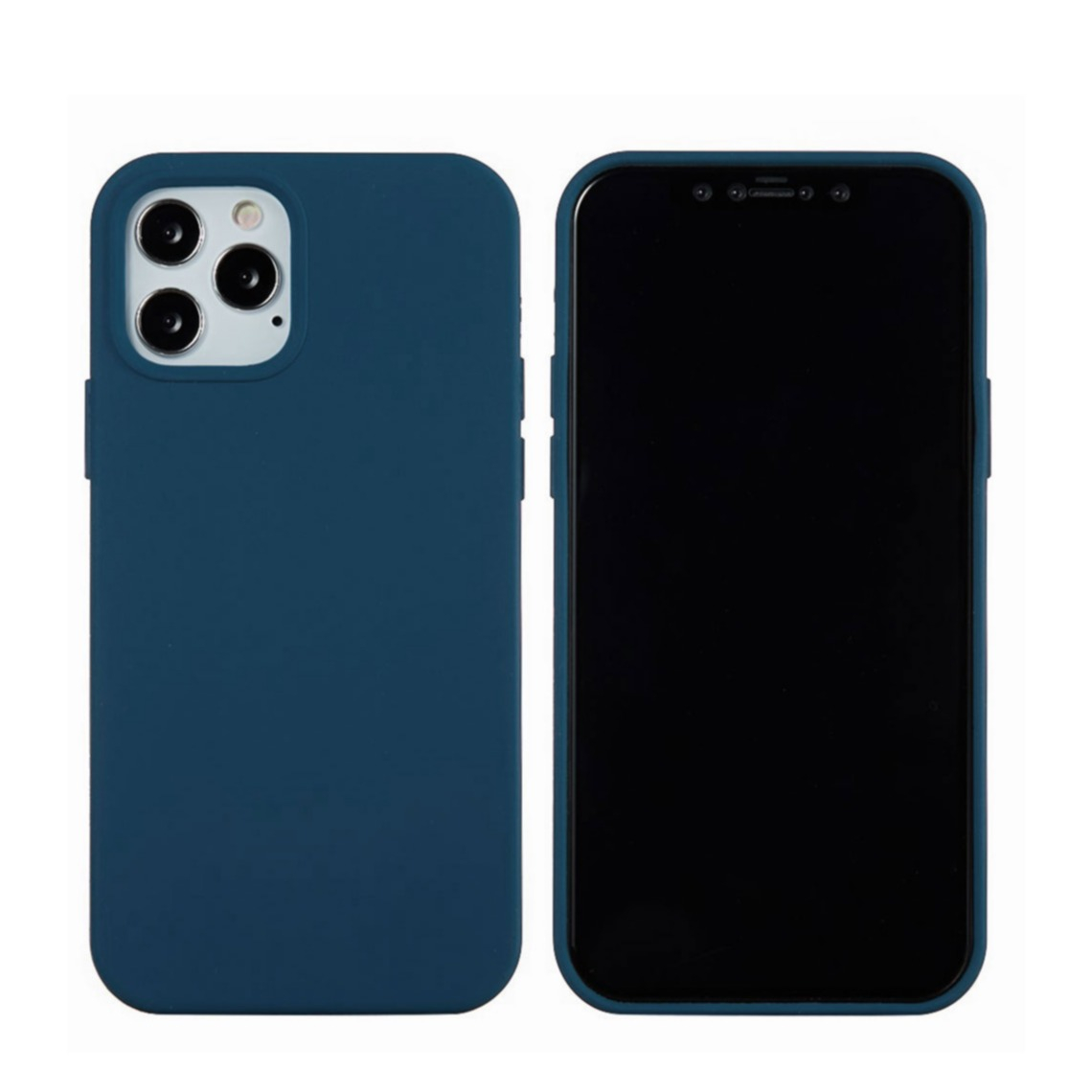 Image of iPhone 13 Pro Max Soft Touch Silikon Case Hülle - Blau bei Apfelkiste.ch