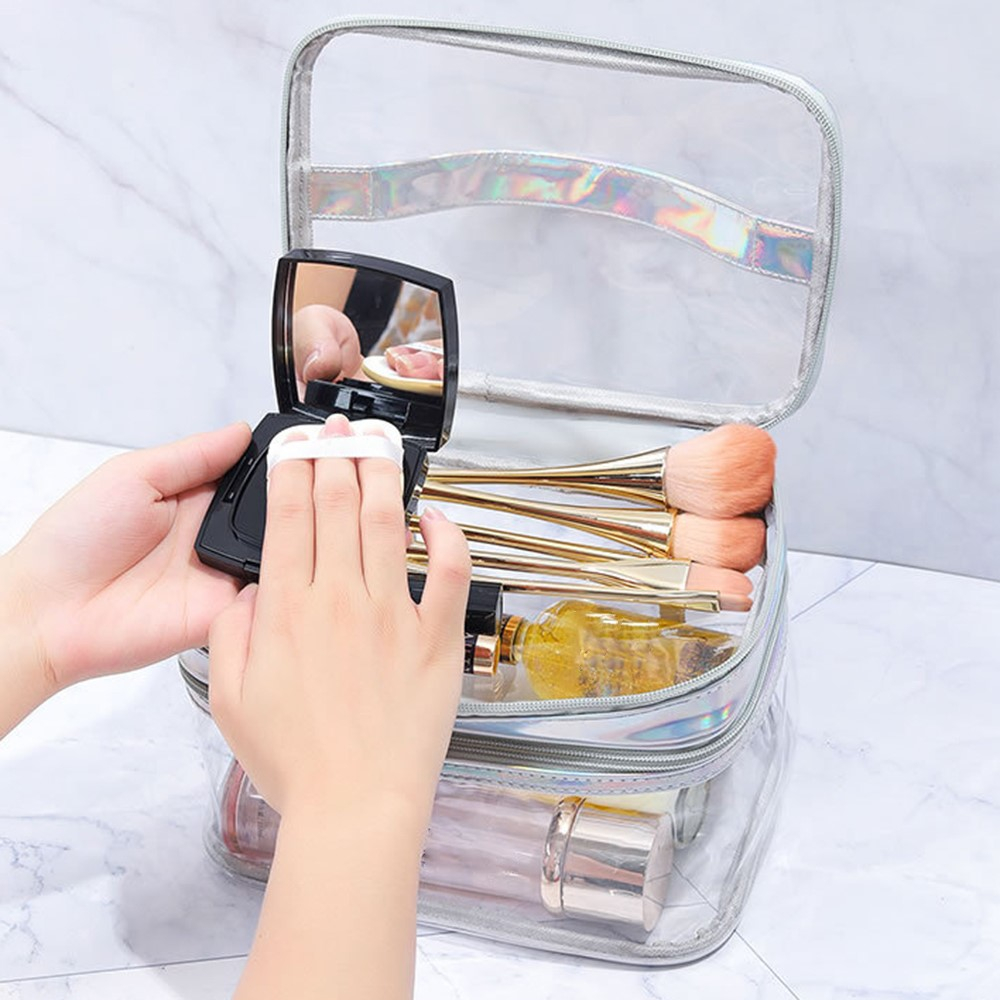 Make-up-Tasche Kosmetiktasche Von QGFM – 19,1 X 25,4 Cm, Geräumig, Mit Tragegriff
