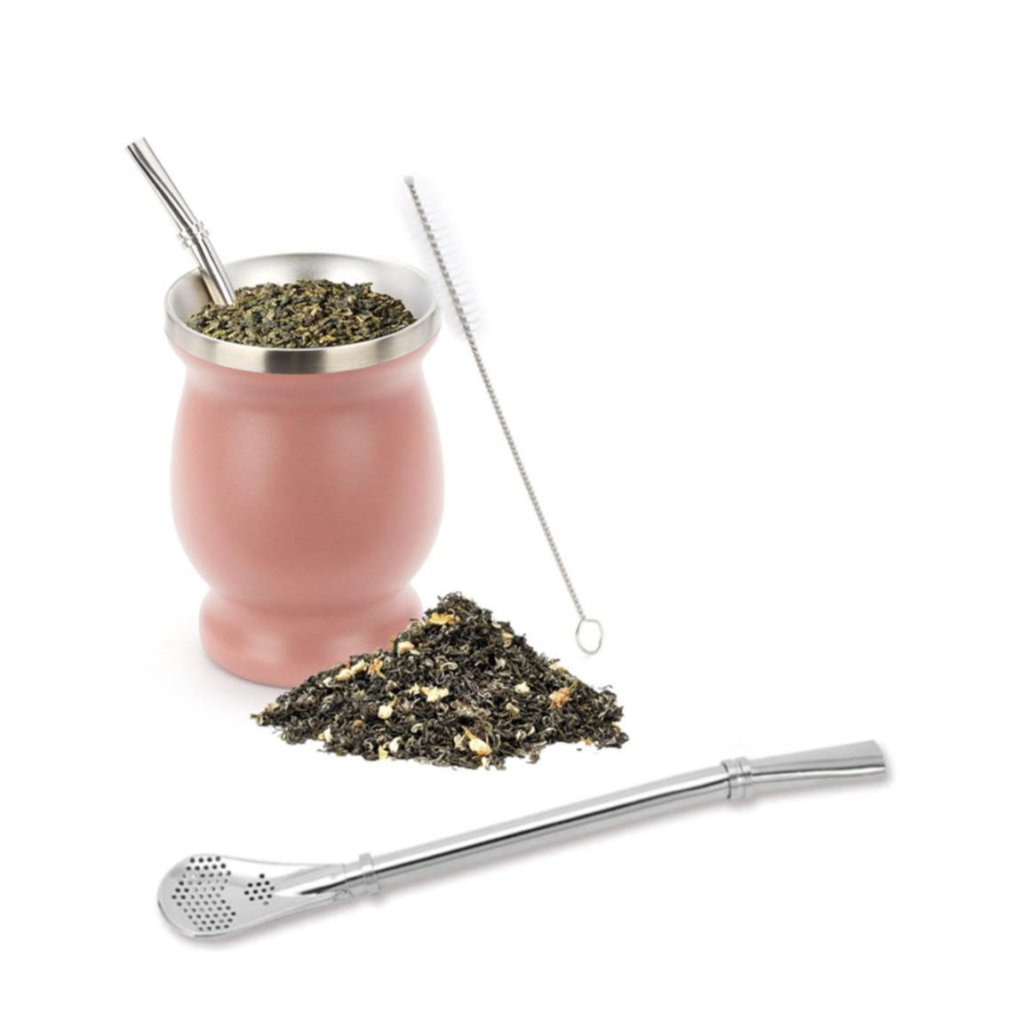 Tasse et bombilla à maté bio Aromandise - 230 ml : Accessoires