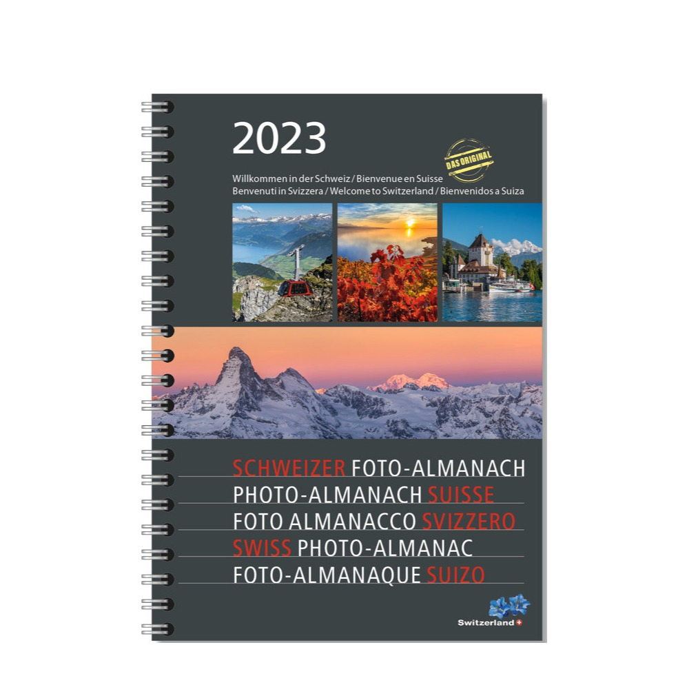 Image of (1W/1S) A5 Schweizer Foto-Almanach Agenda 2023 Wochenkalender (3-9051-4978-4) bei Apfelkiste.ch