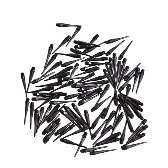 Image of (200er Set) Kunststoff Dart Spitzen Softdart Ersatz Tips (2ba) - Schwarz bei Apfelkiste.ch