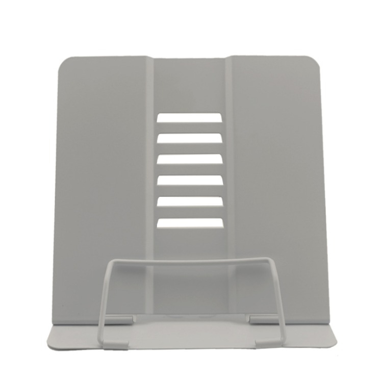 Image of (200x188mm) Verstellbarer Metall Buch Ständer Buchhalter - Grau bei Apfelkiste.ch