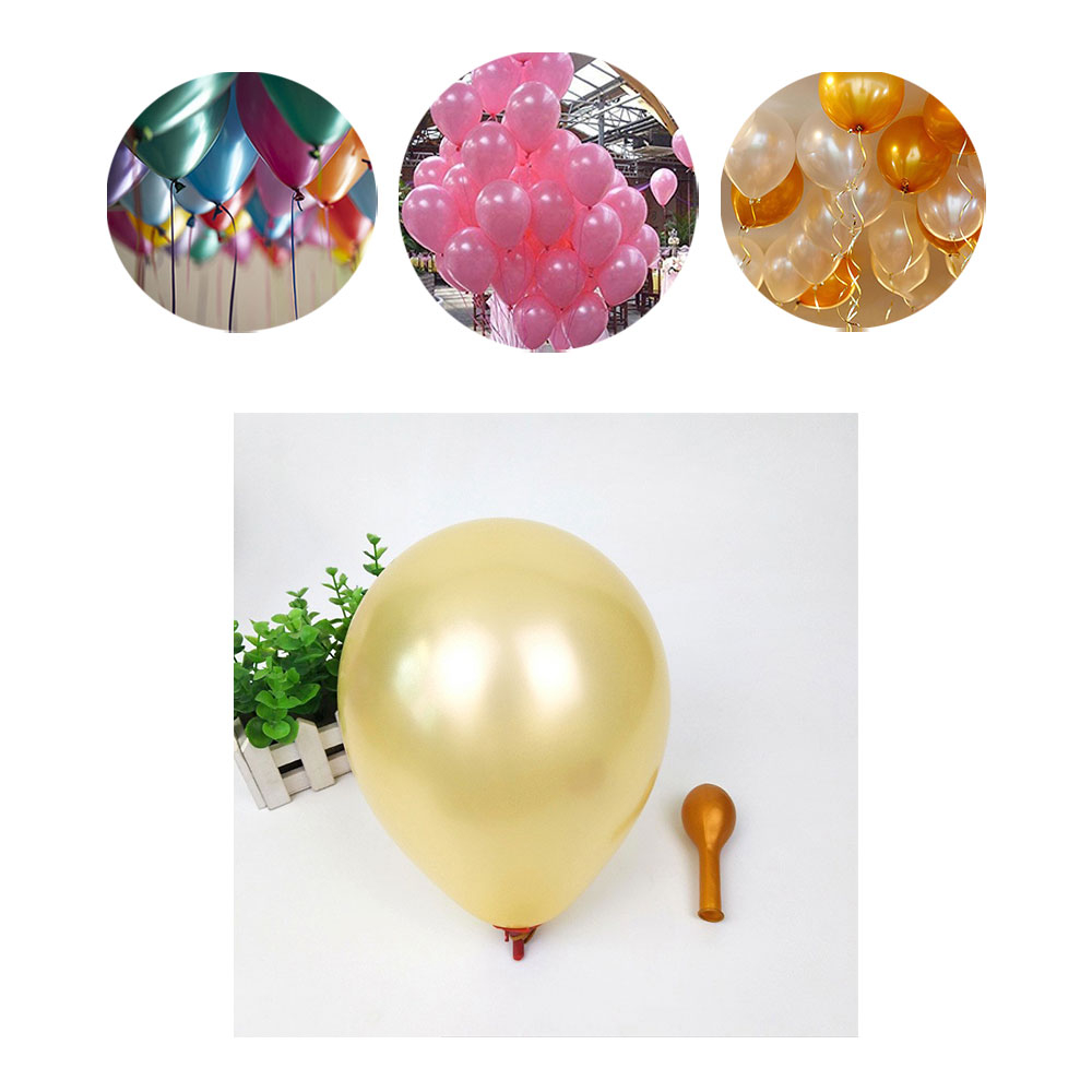 Image of (20er Set) Ø30cm Party Ballons Latex Luftballons Perlen - Gold bei Apfelkiste.ch