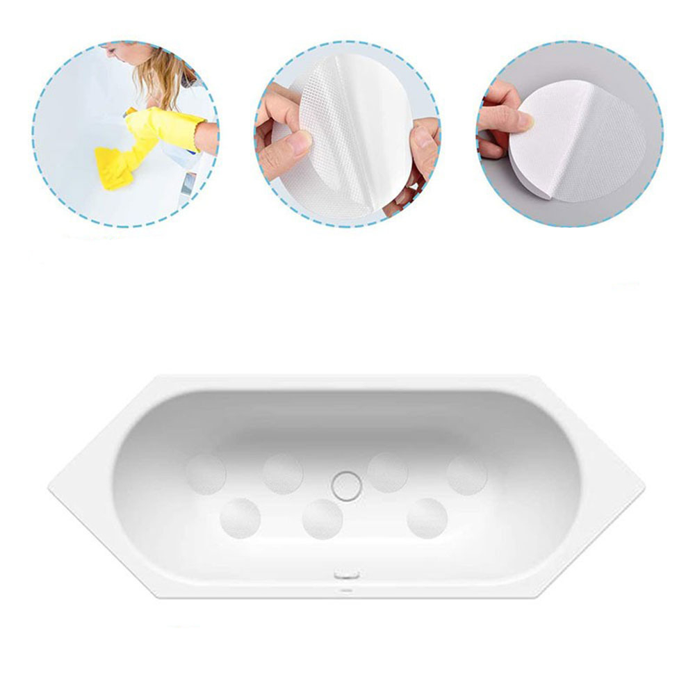 20x Anti-Rutsch Pads Badewanne Dusche Treppe Antirutschmatte Sticker  Transparent