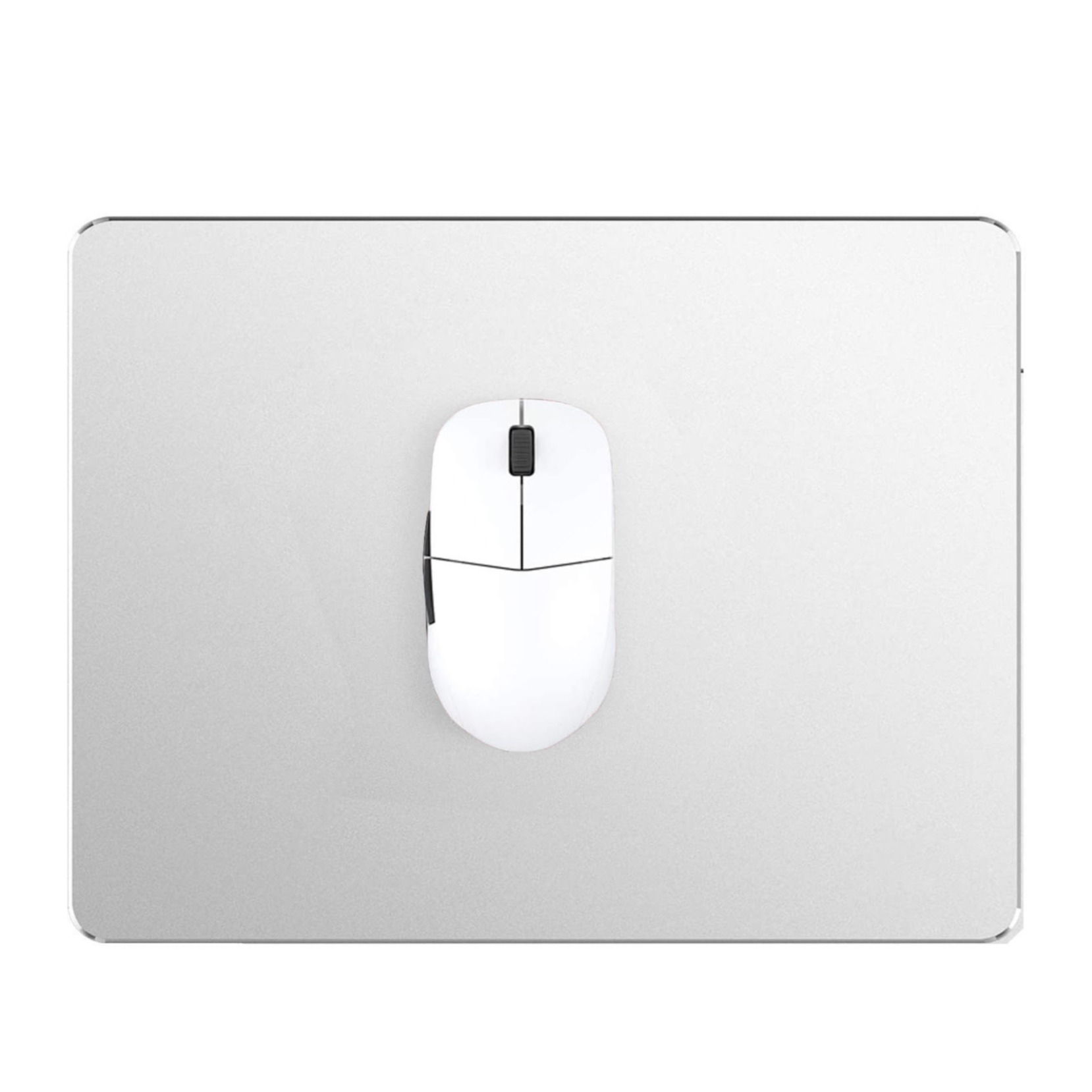 Image of (30x24cm) Aluminium Mauspad Mouse Pad Ultra Thin - Silber bei Apfelkiste.ch