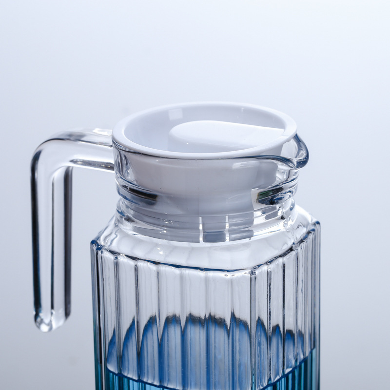 Sharemee - Glas Krug karaffe mit Deckel Eistee Krug Wasserkrug Heißes Kaltes Wasser Eistee Wein Kaffee Milch und Saft Getränkekaraffe wasserkaraffe, 1800ml Sharemee - Glas Krug karaffe mit Deckel Eistee Krug Wasserkrug Heißes Kaltes Wasser Eistee Wein Kaffee Milch und Saft Getränkekaraffe wasserkaraffe, 1800ml