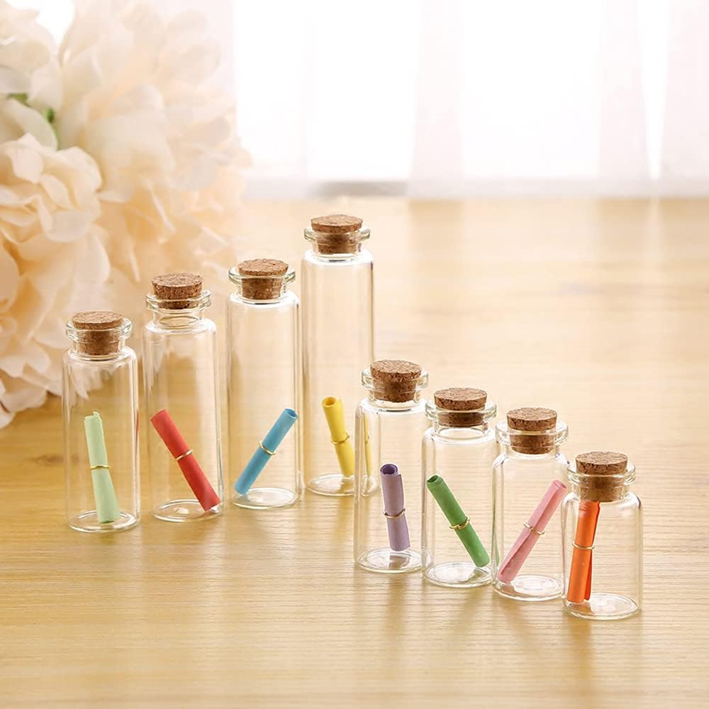 6er-Pack Korkdeckel Für Glasbehälter – 64,5 X 20 X 58 Mm, Passend Für Vasen, Hydrokultur, Terrarien & Sukkulenten-Gefäße