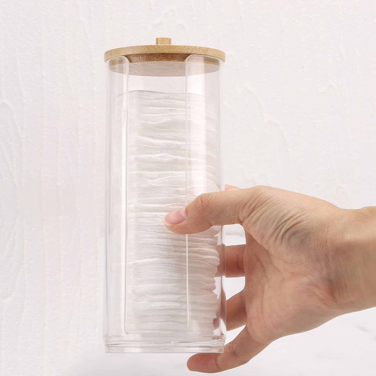 18x7cm) Wattepad Spender Beauty Make Up Organizer