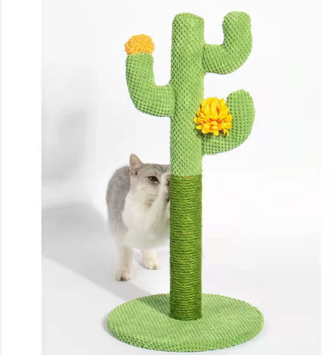 60x30cm) Katzen Kratzstamm Sisal Kaktus Kratzsule