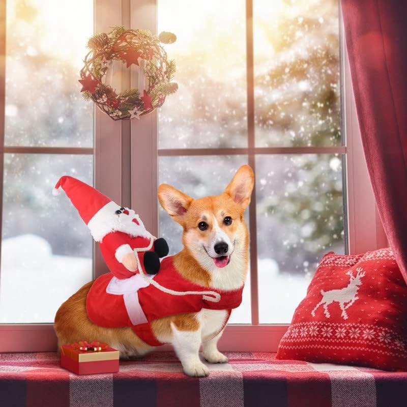 24 Stück Weihnachtsmützen Für Haustiere - Hund & Katze, Weihnachtsmann Kostüm, Weicher Plüsch, Für Weihnachtsparty & Fotos