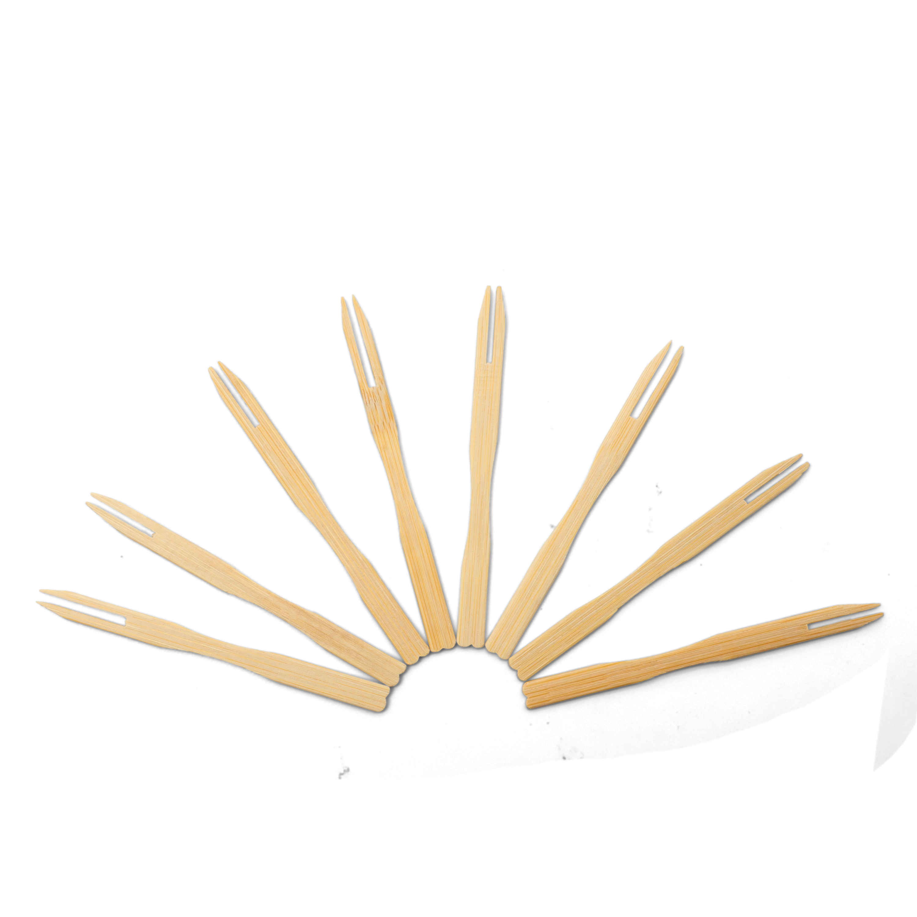 100er Set) Bambus Frucht Sticks Fingerfood Spiesse