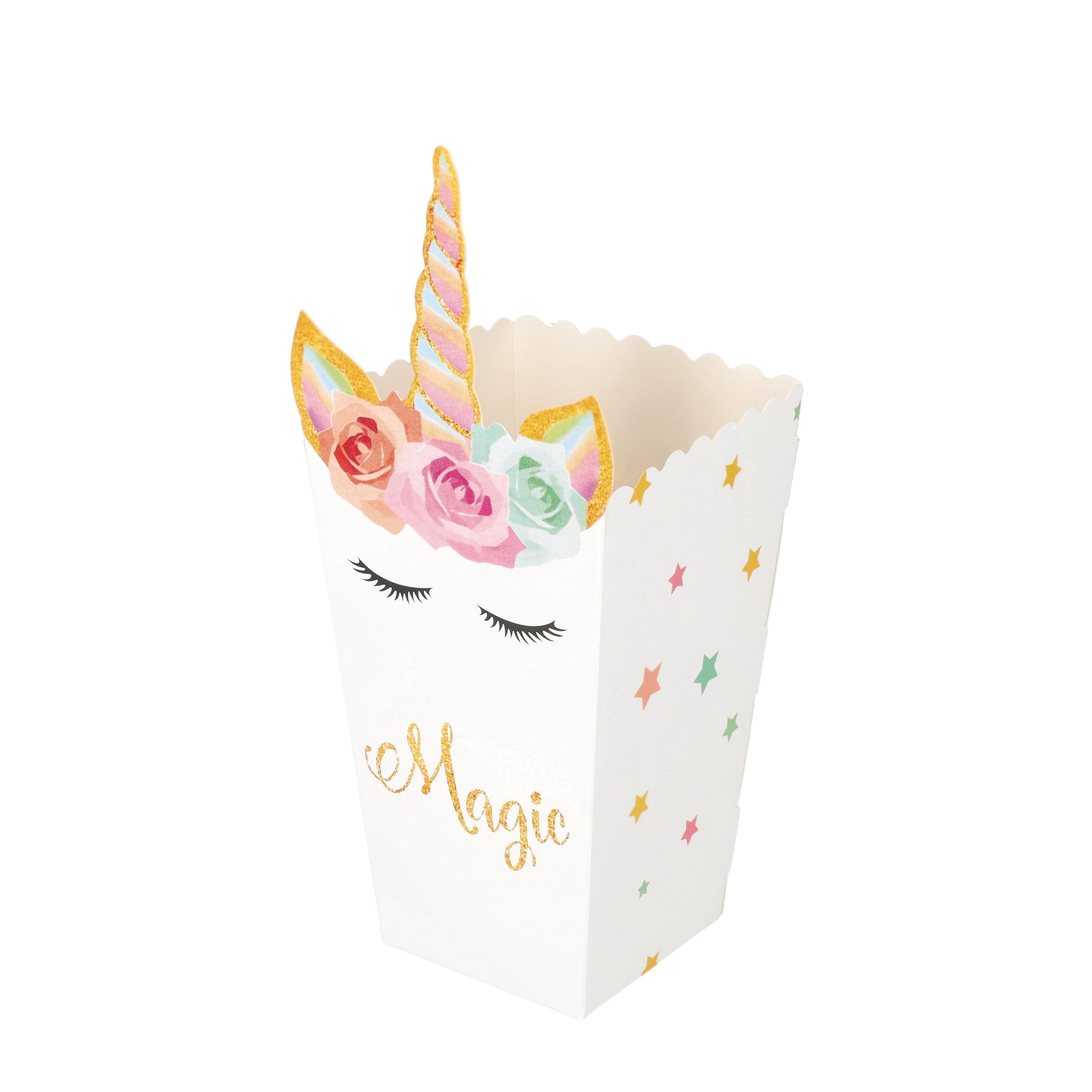 50 Stück Popcorn Boxen In Rosa & Blau – Perfekt Für Gender Reveal, Baby Shower & Partys