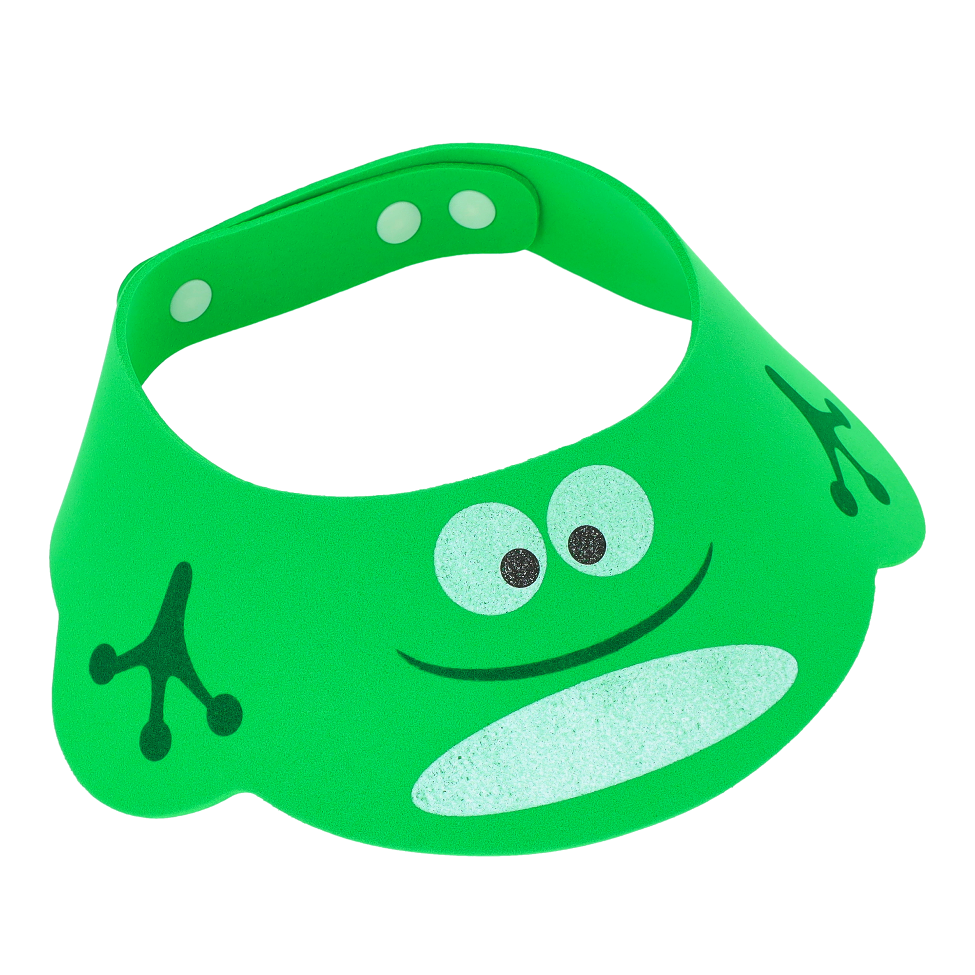 Duschhaube Für Kinder 'Hippety Hoppety Frog' – 26 Cm, Doppellagig, Wasserdicht, Spaßiges Design