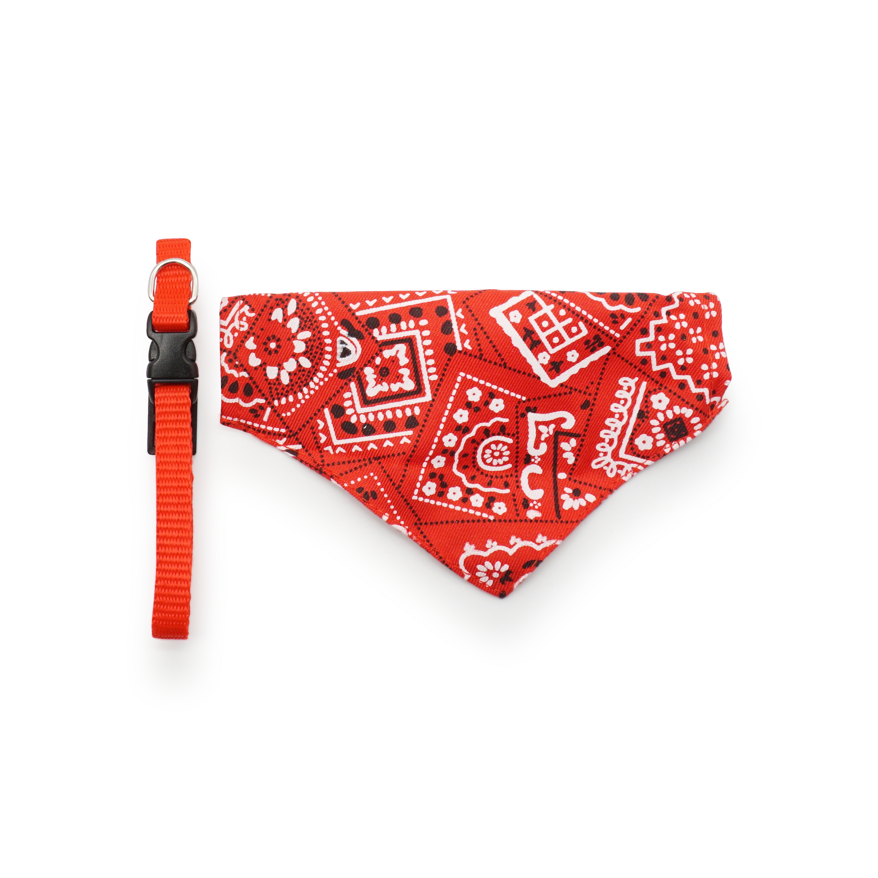 Hundehalsband Mit Bandana – Verstellbar, Japanischer Stil, Für Hunde & Katzen, In Größen S/M/L