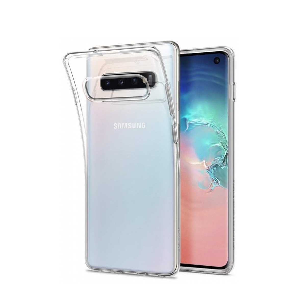 Image of Samsung Galaxy S10 Gummi Case Hülle Ultra Thin 0.8mm - Transparent bei Apfelkiste.ch