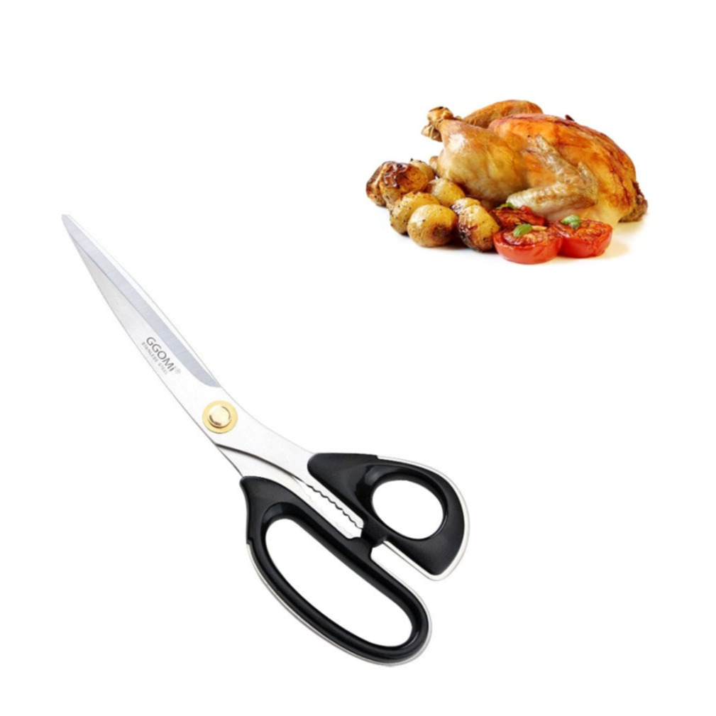 Image of (26cm) Edelstahl BBQ Schere Ergonomische Steak Küchenschere bei Apfelkiste.ch