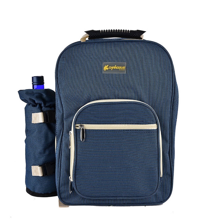 26in1 Outdoor Picknick Camping Rucksack für bis zu 4 Personen - Blau