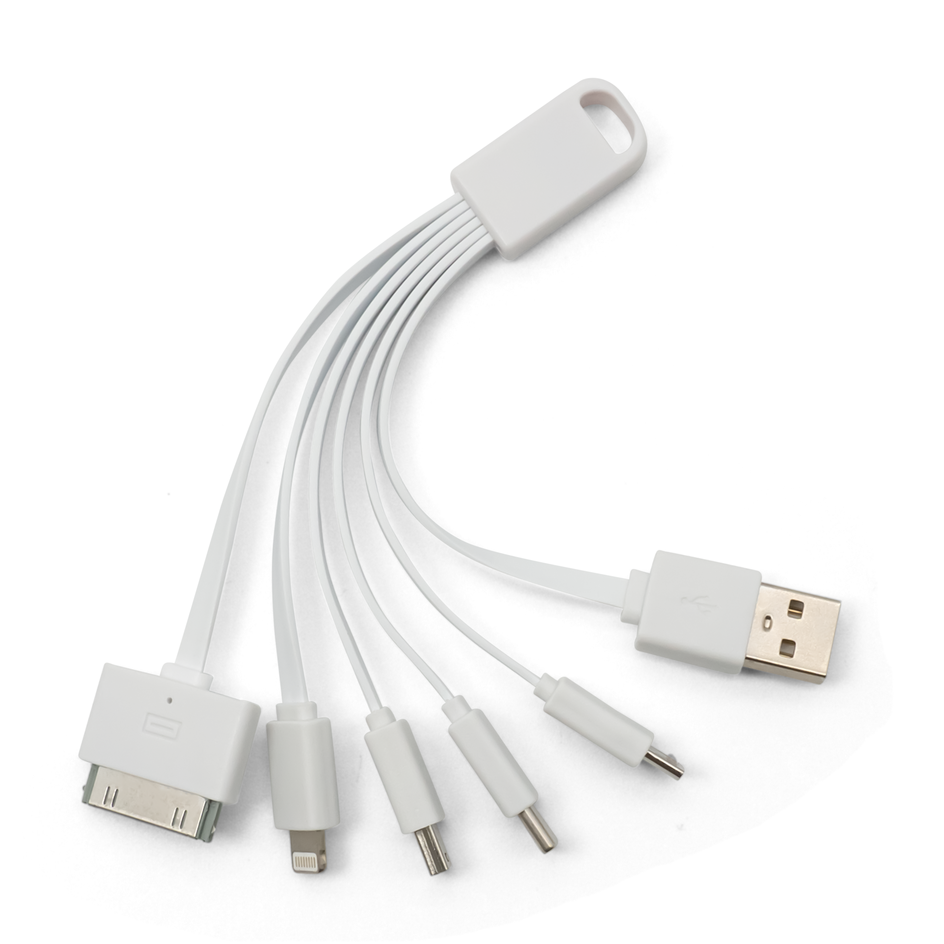 5in1 USB Ladekabel Adapter - Weiss