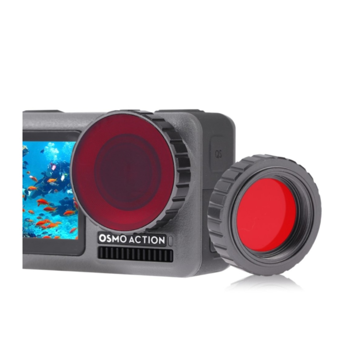 Image of Puluz - (Ø30mm) DJI Osmo Action Tauchfilter Linsenfilter Roter Objektiv Aufsatz bei Apfelkiste.ch