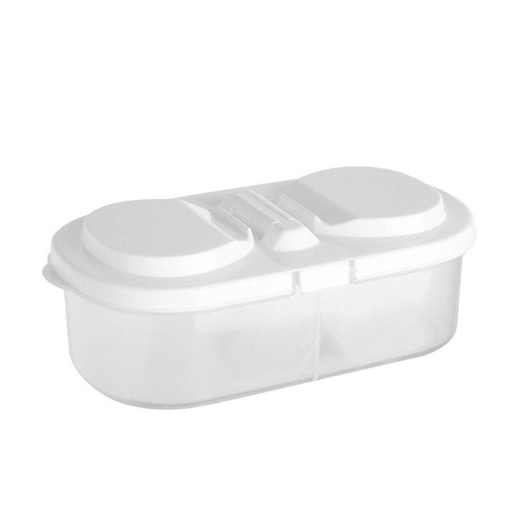 HOMSFOU 20x Vorratsdosen 200ml - Transparente Kunststoffflaschen Mit Deckel Für Küche