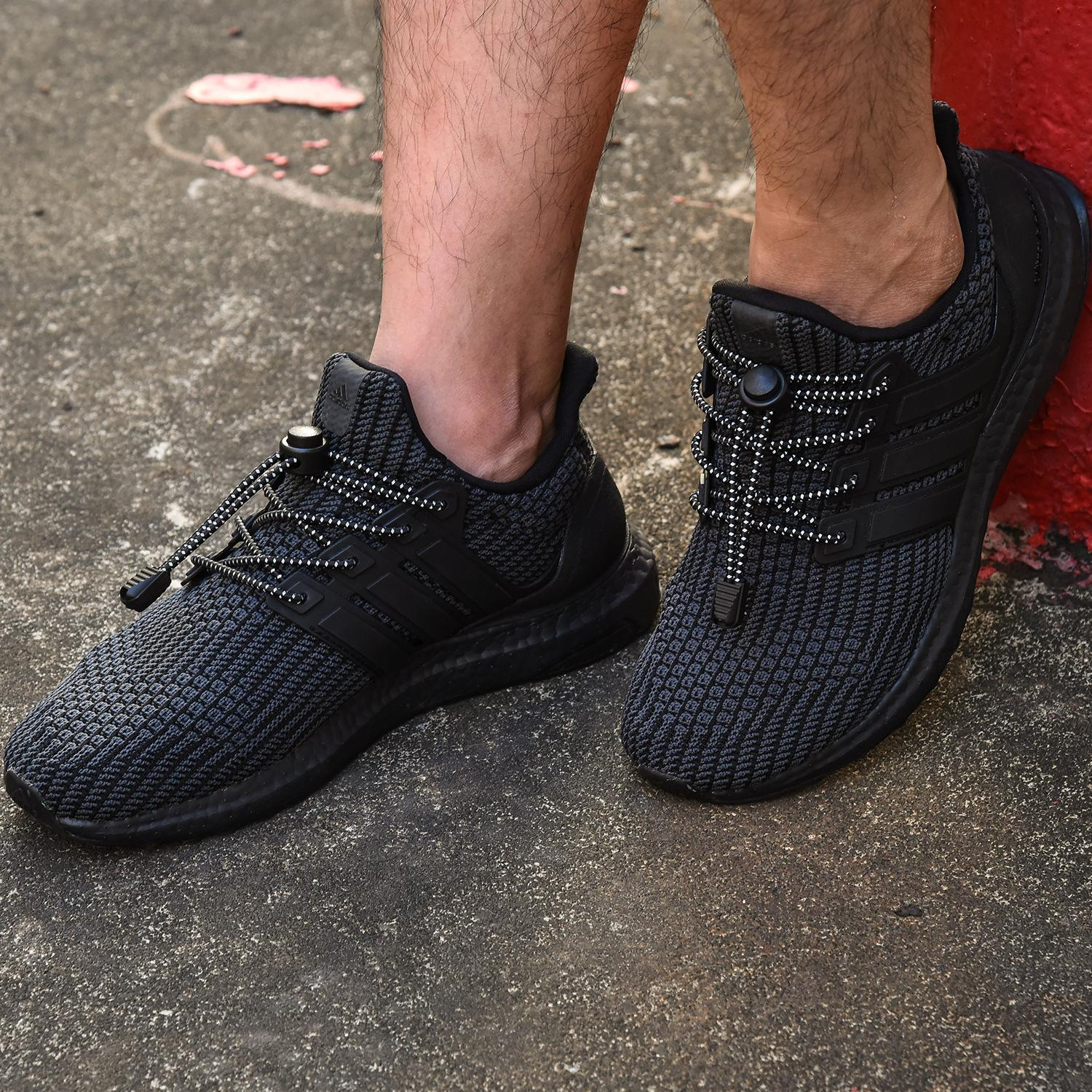 Elastische Schnürsenkel mit Schnellverschluss Schnellschnürsystem Schuhe Perfekt 