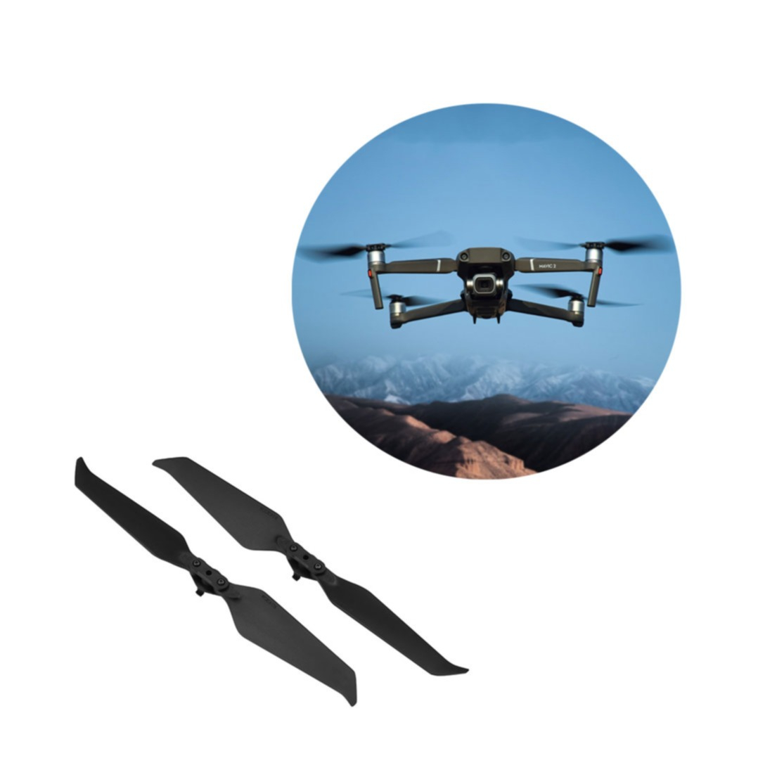 Image of (2er Set) Ersatz Propeller für DJI Mavic 2 Drohne - Schwarz bei Apfelkiste.ch