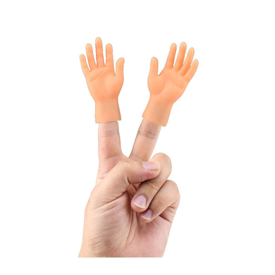 2x Set) Tiny Hands Fingerpuppe Mini Hände Spielzeug