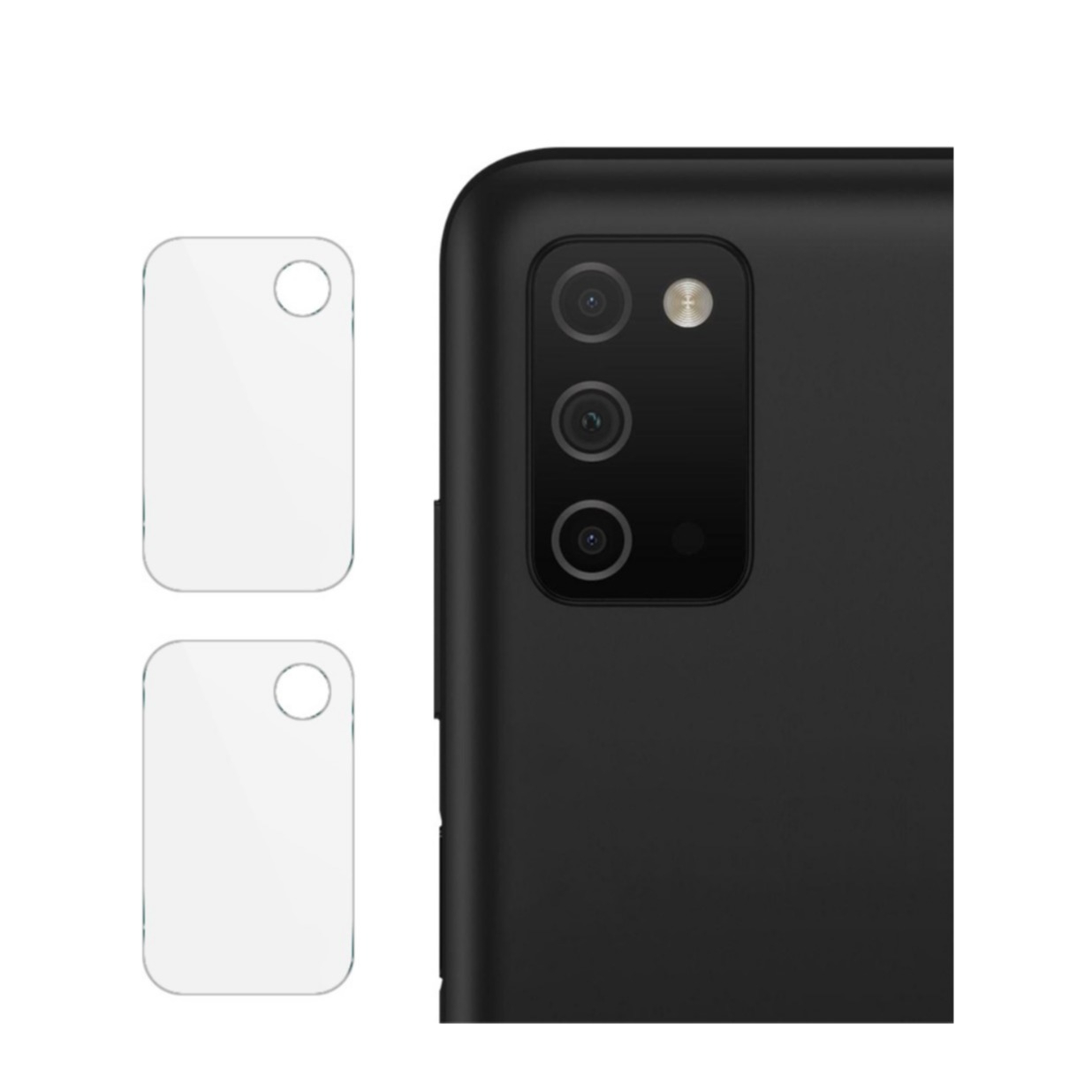 Image of (2er Set) IMAK - Samsung Galaxy A03s Kamera Panzerglas Schutz 0.4mm bei Apfelkiste.ch