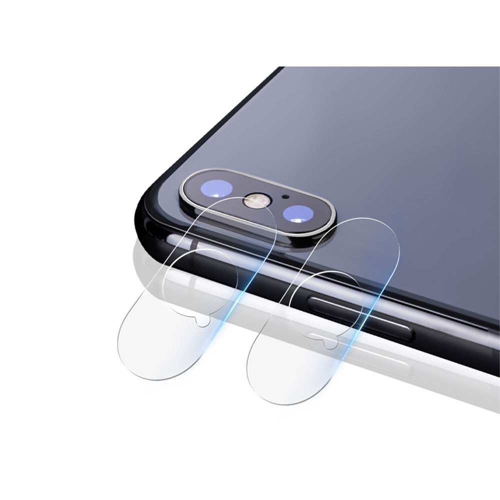 Image of (2er Set) IMAK - iPhone Xs Max / Xs / X Kamera Panzerglas 0.2 mm bei Apfelkiste.ch