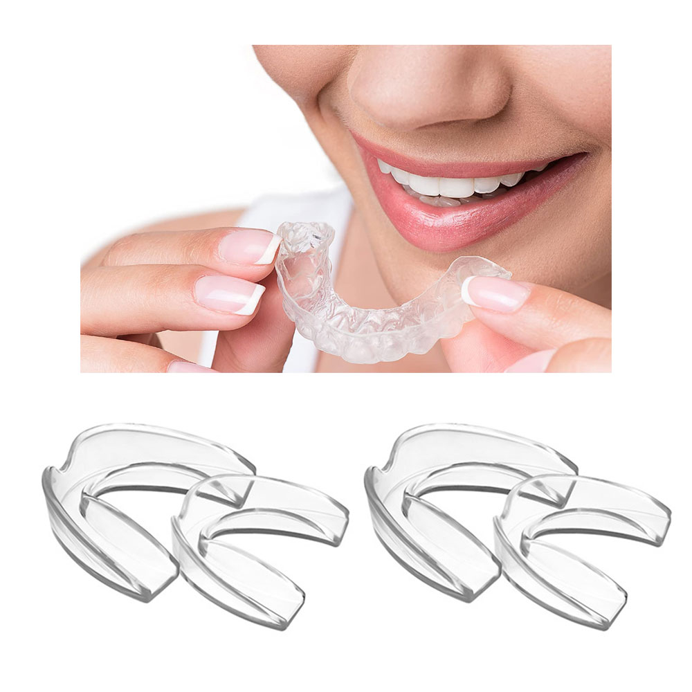 Image of (2er Set) Knirschschiene Anti-Bruxismus Nachtschine Zahnschine gegen Zähneknirschen bei Apfelkiste.ch