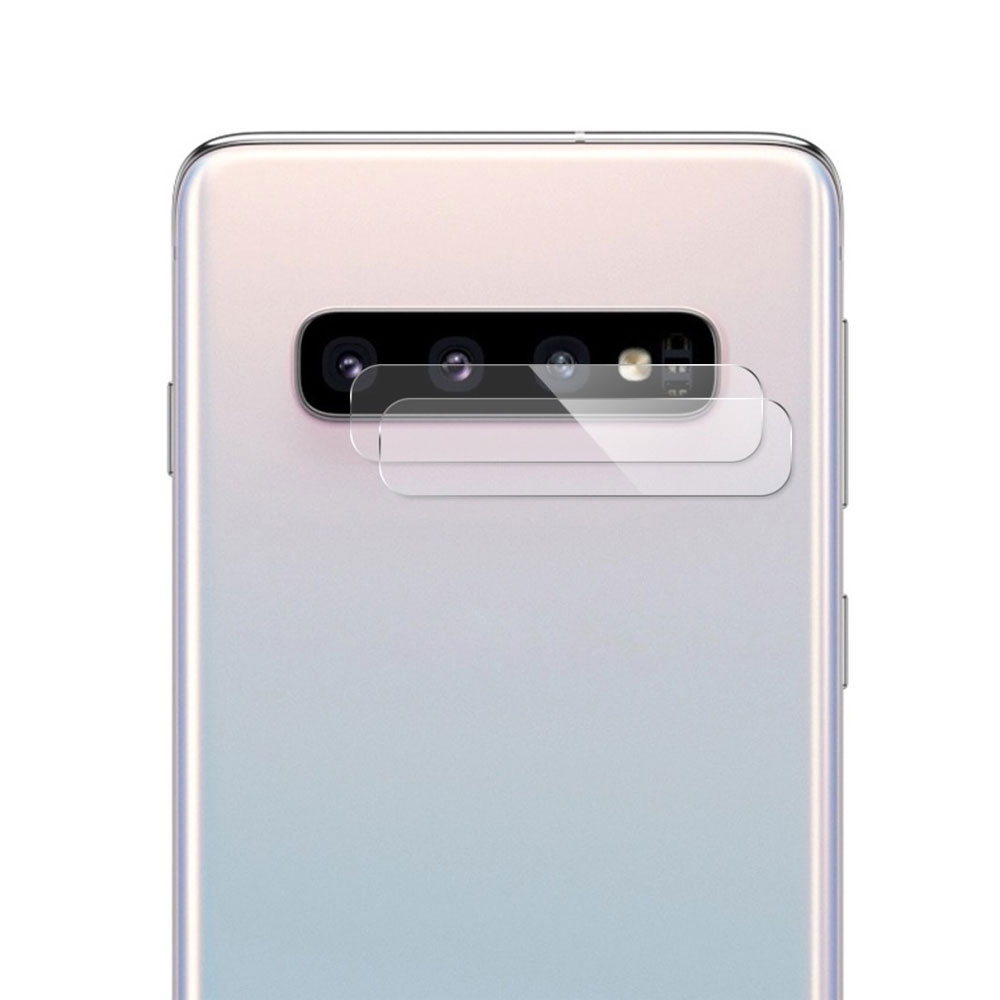 Image of (2er Set) Samsung Galaxy S10+ Plus / S10 Kamera Panzer Glas 0.2 mm bei Apfelkiste.ch