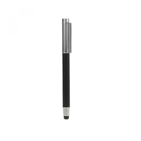Image of 2in1 Universal Alu Eingabe Stift Stylus Pen + Kugelschreiber - Schwarz bei Apfelkiste.ch