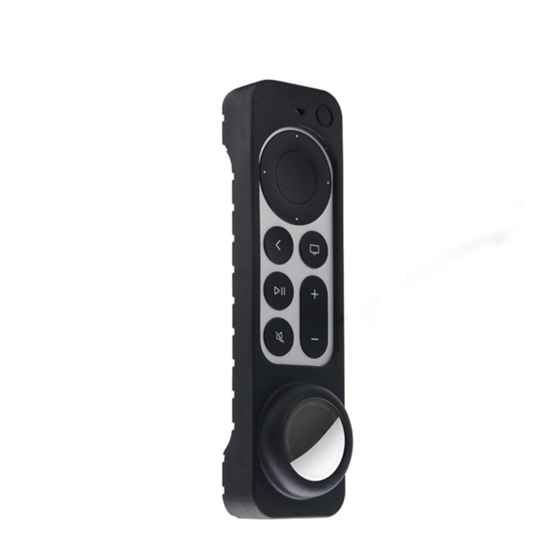 Image of 2in1 Apple TV 4K (2. Gen.) Fernbedienung + Apple AirTag Silikon Schutzhülle Grip Case - Schwarz bei Apfelkiste.ch