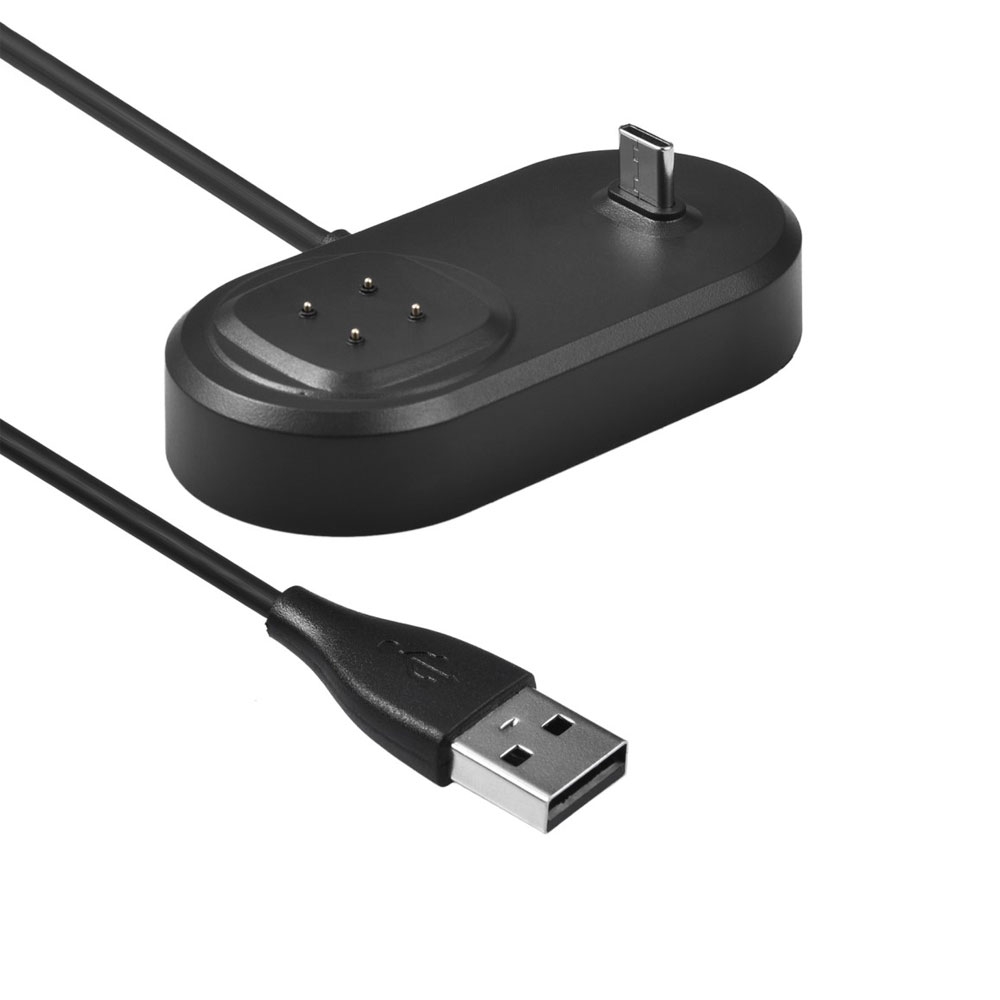 Image of (1m) 2in1 Fitbit Versa 3 / Fitbit Sense USB Ladestation Dockingstation - Schwarz bei Apfelkiste.ch