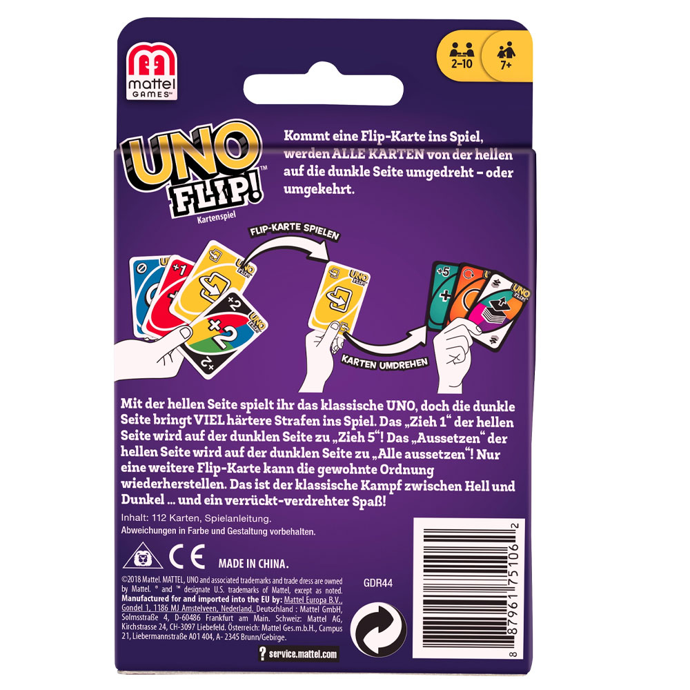 PIC FLIP Kartenspiel – 110 Karten, Schnelles Match-Spiel Für Kinder Ab 7 Jahren – In Dekorativer Dose