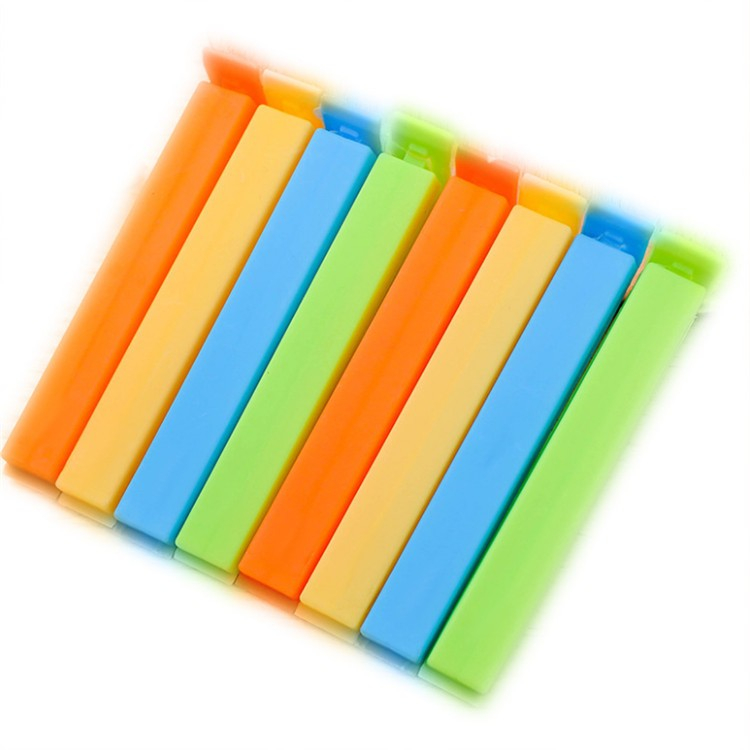 12x Magnetische Chip-Clips Von TACGEA – Luftdichter Verschluss Für Lebensmittelbeutel, Grau
