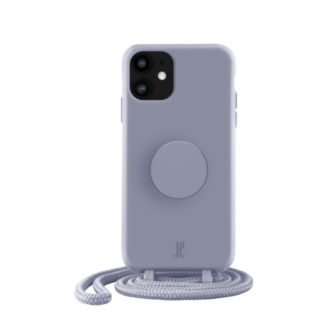 Image of PopSockets - (by Just Elegance) iPhone 11 3in1 Necklace Gummi Hülle + Handykette (150cm) + PopSockets (30005) - Lila bei Apfelkiste.ch