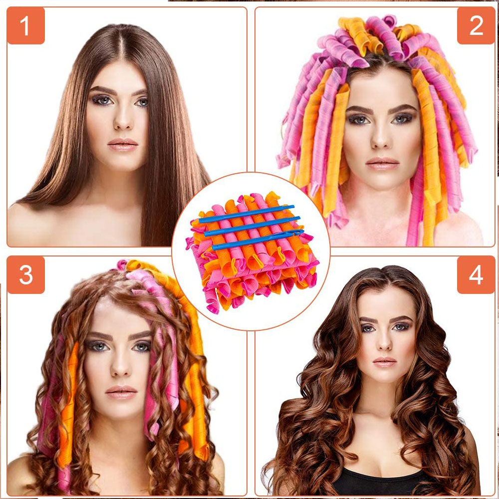 Beaupretty 90-teiliges Set Spiral-Lockenwickler Für Kurzes Haar – Kalte Dauerwellen-Stäbe In 3 Größen