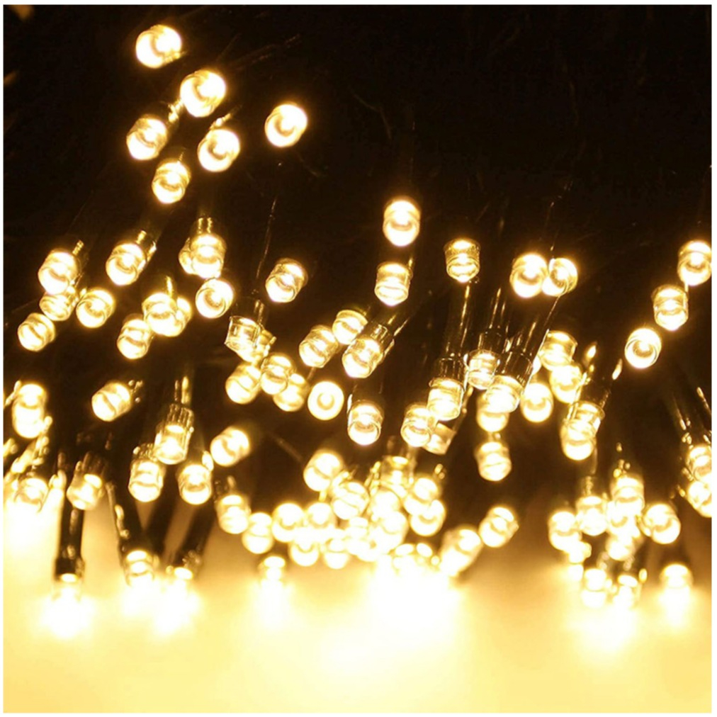 Image of (32m) 300 LED's XXL USB Lichterkette Deko Beleuchtung mit 8 Modi + Fernbedienung (IP65) - Warmweiss bei Apfelkiste.ch