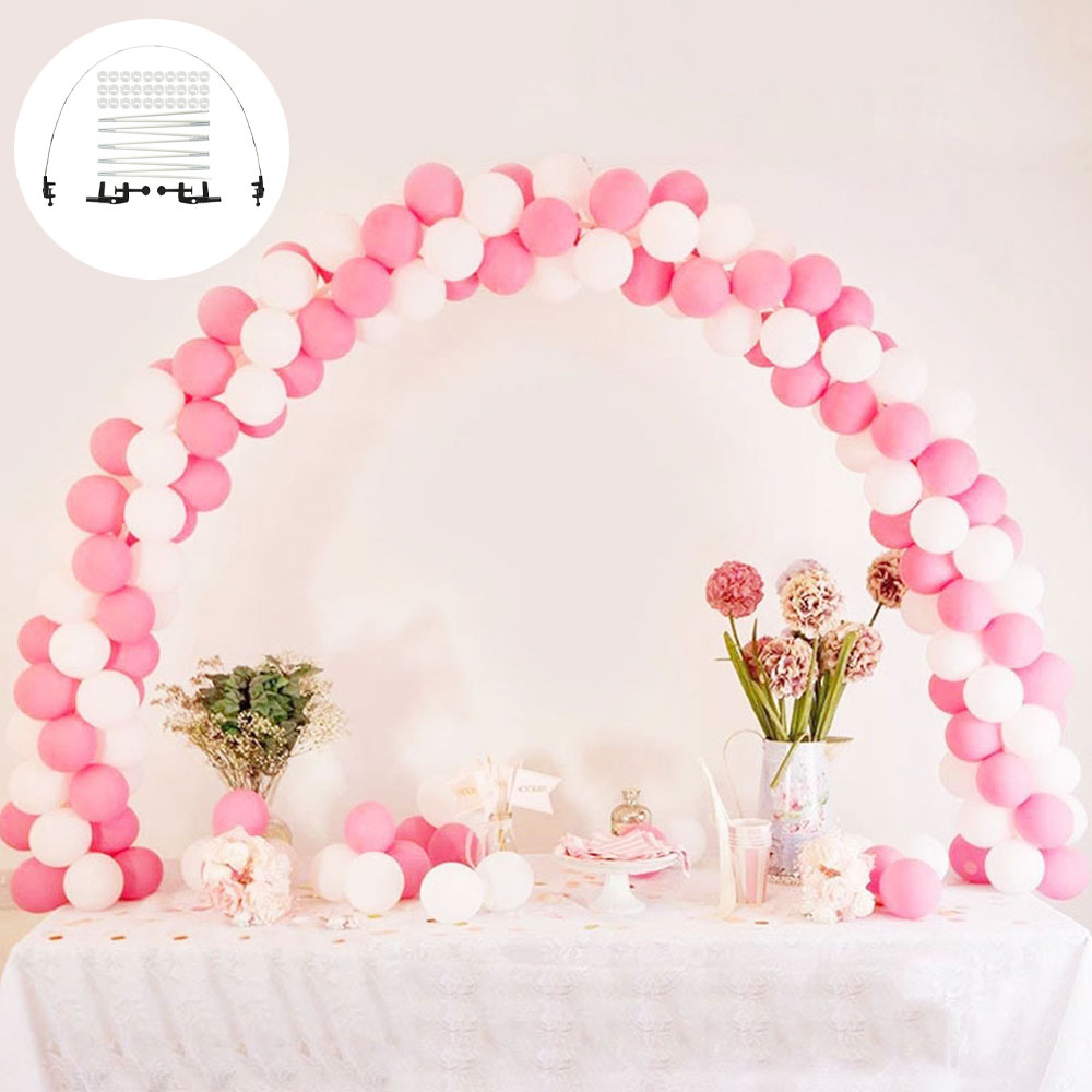 Image of (360cm) Praktischer Deko Tisch Ballonbogen für Geburtstag / Hochzeit / Baby Shower bei Apfelkiste.ch