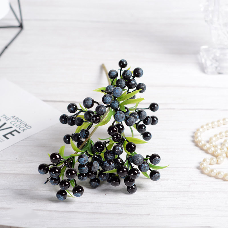 Image of (36cm) Deko Kunstbeeren Strauch - Schwarz / Blau bei Apfelkiste.ch