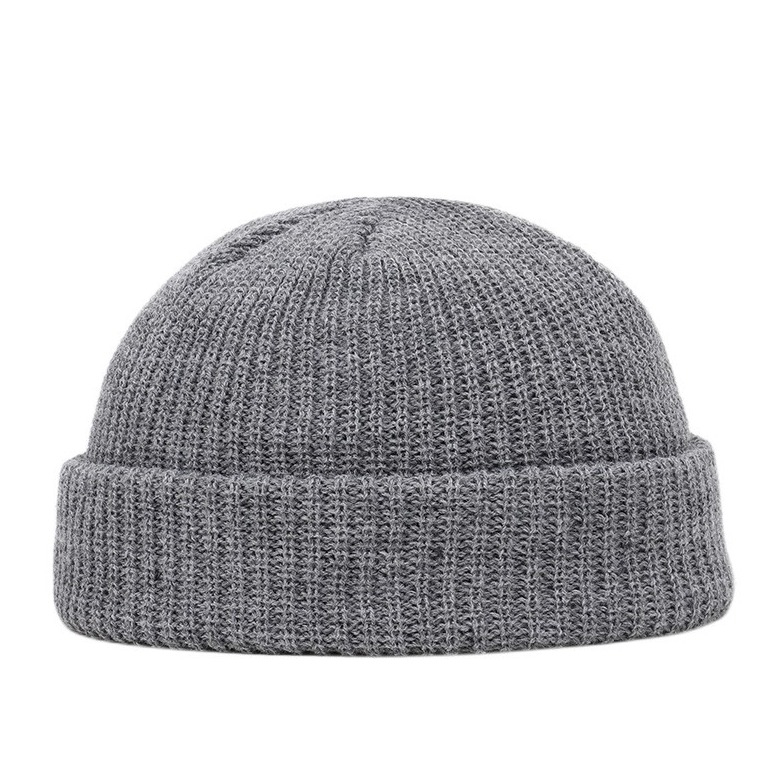 Image of Unisex Hipster Strickmütze Wintermütze (One Size) - Grau bei Apfelkiste.ch